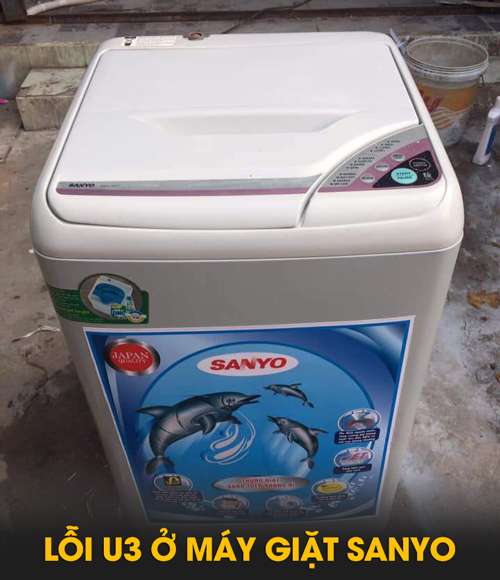 Lỗi U3 ở máy giặt Sayno