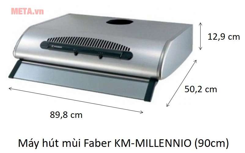 Máy hút mùi Faber KM-MILLENNIO (90cm)