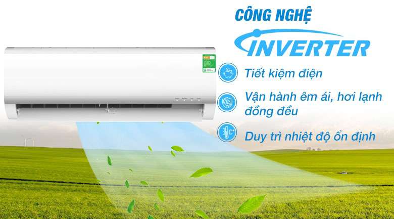 Công nghệ Inverter - Máy lạnh Midea Inverter 1 HP MSAF-10CRDN8