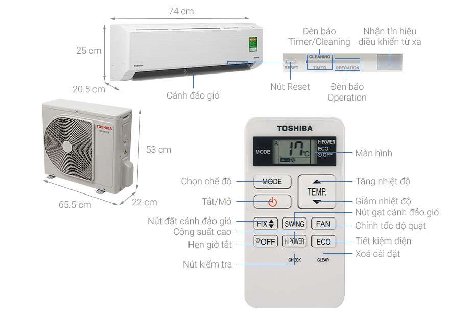 Máy lạnh Toshiba  