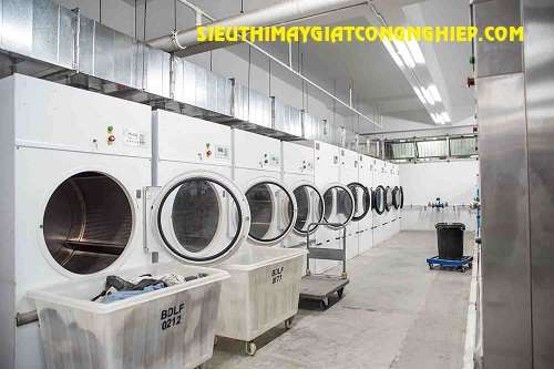 Máy sấy công nghiệp chuyên dụng cho hệ thống giặt là bệnh viện