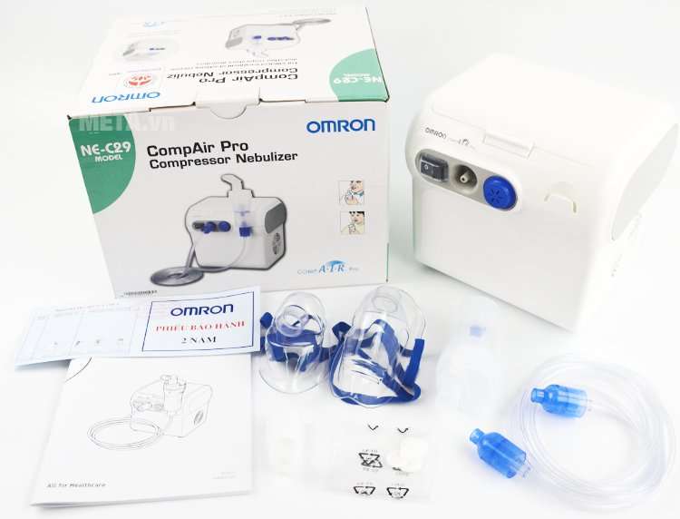 Máy xông mũi họng Omron NE-C29 là phương pháp được sử dụng phổ biến tại các bệnh viện, phòng khám và tại nhà