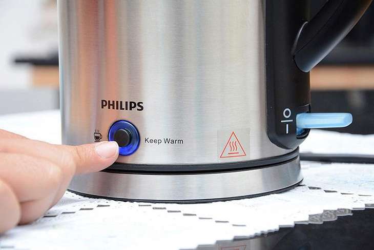 Bình siêu tốc Philips HD9316 1.7 lít có chức năng giữ ấm