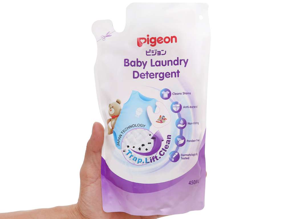 Nước giặt cho bé Pigeon chai 500ml 1