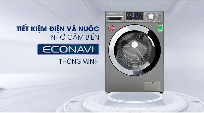 Máy giặt Panasonic Inverter 9 Kg NA-V90FX1LVT - Econavi
