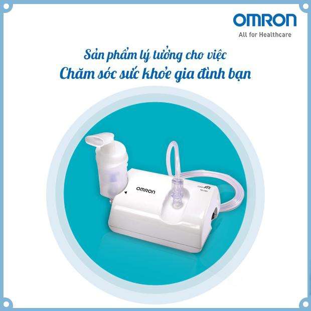 Máy xông mũi họng Omron NE-C801 - Giải pháp tuyệt vời cho bệnh hô hấp