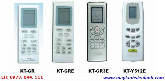 Remote máy lạnh Gree các loại