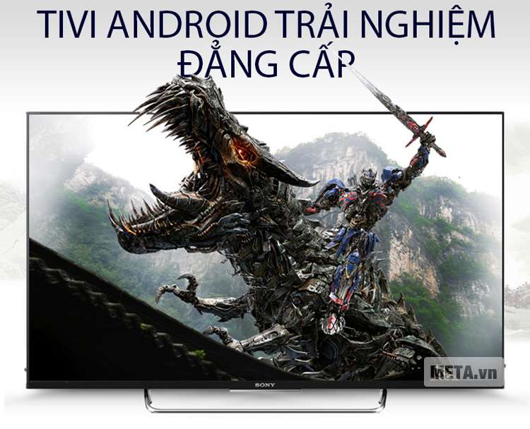 Tivi smart Sony 55 inch Full HD 55W800C với tính năng 3D.