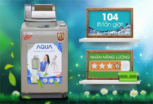 Máy giặt Aqua 7.0 Kg AQW-U700Z1T, S