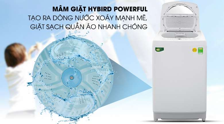 Mâm giặt Hybrid Powerful - Máy giặt Toshiba 9kg AW-G1000GV WG