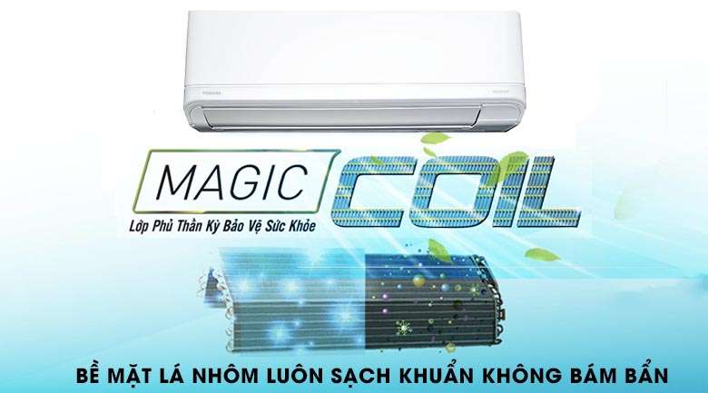 Magic Coil - Máy lạnh Toshiba Inverter 1 HP RAS-H10J2KCVRG-V