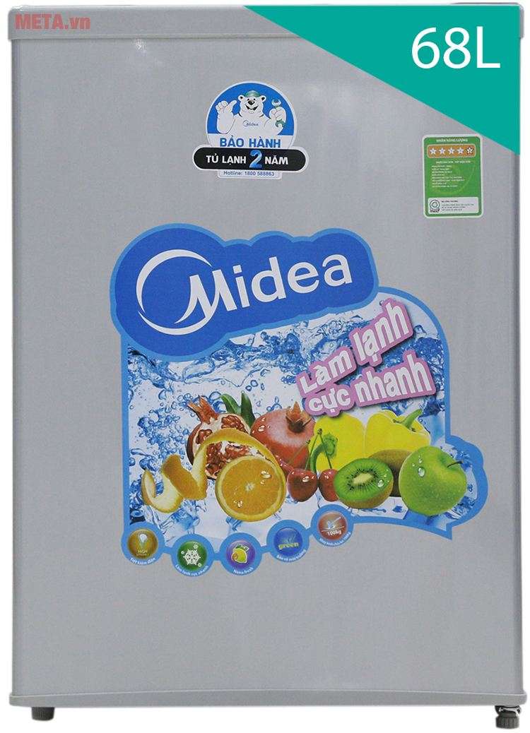 Hình ảnh tủ lạnh mini 68lít Midea HS-90LN