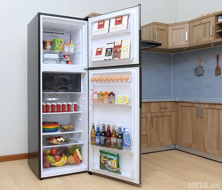 Tủ lạnh Sharp inverter SJ-X346E-DS sắp xếp ngăn để thực phẩm thông minh 