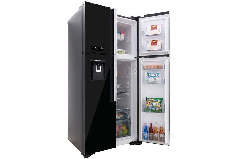 tủ lạnh màu đen 