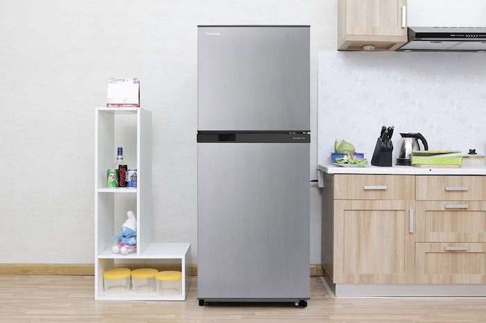 Điểm trừ duy nhất đó là dòng tủ lạnh Toshiba có thiết kế mang tính đơn điệu