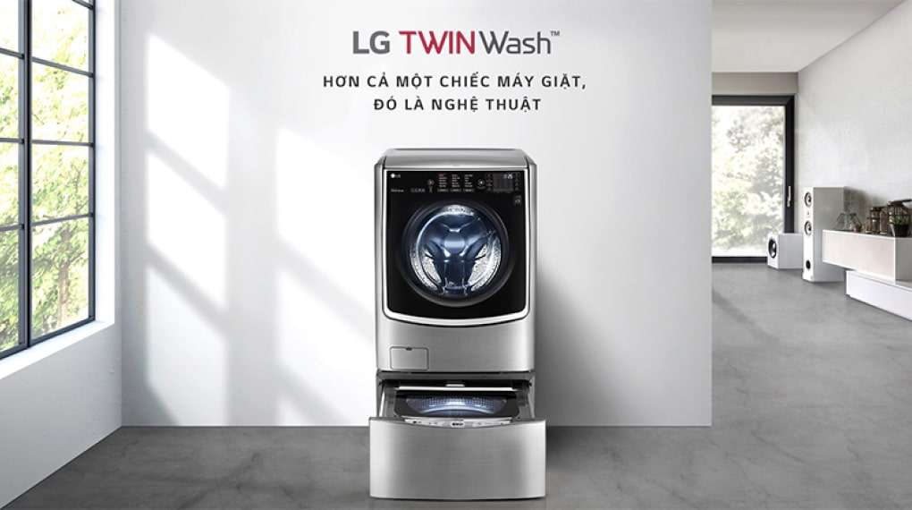 Máy giặt LG Twinwash F2721HTTV & T2735NWLV