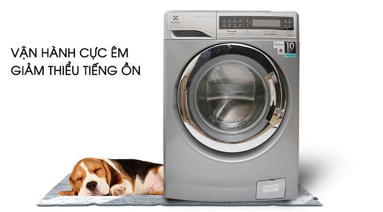 Vận hành cực êm giảm thiểu tiếng ồn - Máy giặt Electrolux Inverter 11 kg EWF14113 S