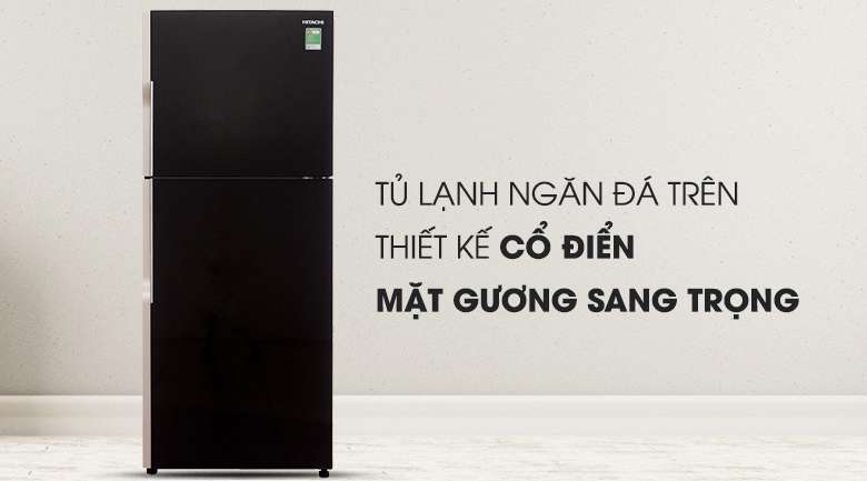 Tủ lạnh Hitachi Inverter 335 lít R-VG400PGV3 GBK