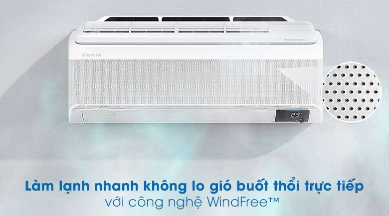 Máy lạnh Samsung Wind-Free Inverter 1 HP AR13TYAACWKNSV - Công nghệ WindFree™