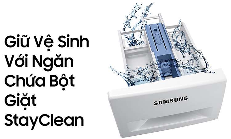 Máy Giặt Cửa Trước Inverter Samsung WW75J42G0IW/SV (7.5kg)