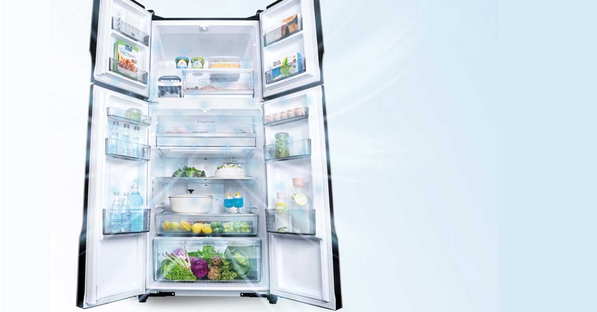 Giới thiệu tủ lạnh Panasonic side by side NR-DZ600GKVN