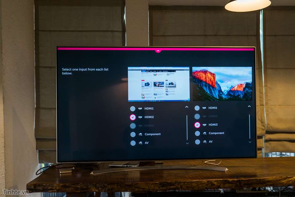 Thử nghiệm tính năng Multi-View trên Smart TV LG 2016: 1 TV chiếu thành 2 màn hình | Tinh tế