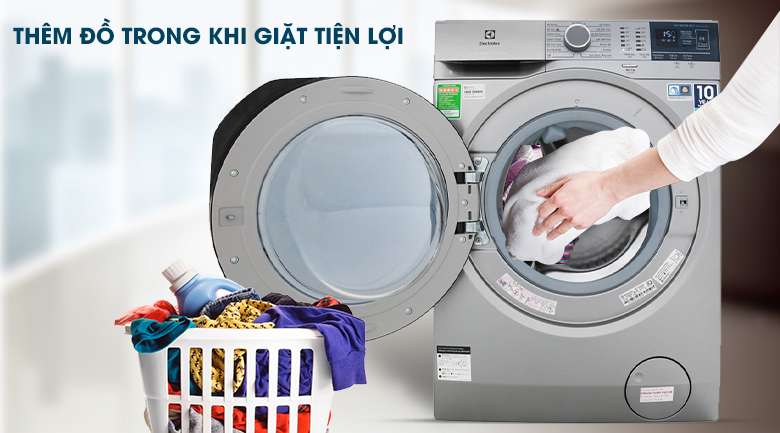 Máy giặt Electrolux EWF8024ADSA - có tính năng thêm đồ khi giặt