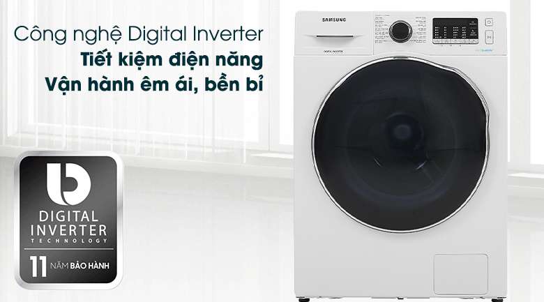 Máy giặt sấy Samsung Inverter 9.5kg WD95J5410AW/SV - Digital Inverter
