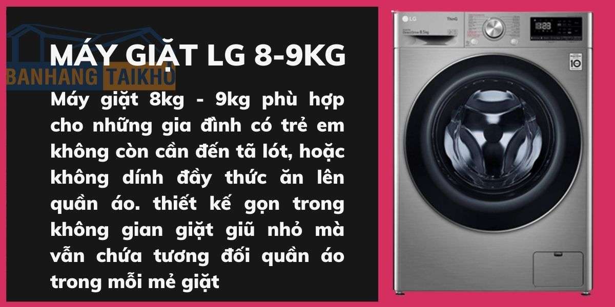 Máy giặt LG 9kg 