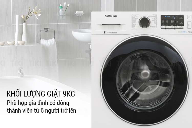 Máy Giặt Cửa Trước Samsung Inverter WW90J54E0BW/SV (9kg)