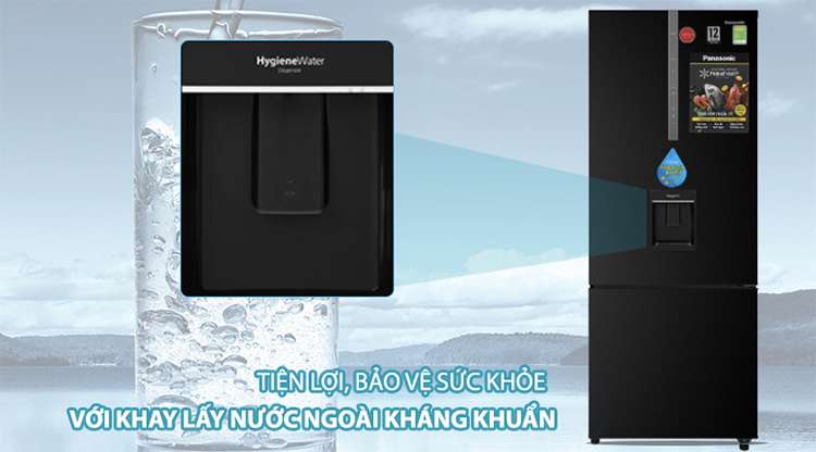 Tủ lạnh Inverter Panasonic NR-BX460WKVN (410L) - Hàng chính hãng - Chỉ giao tại Hà Nội