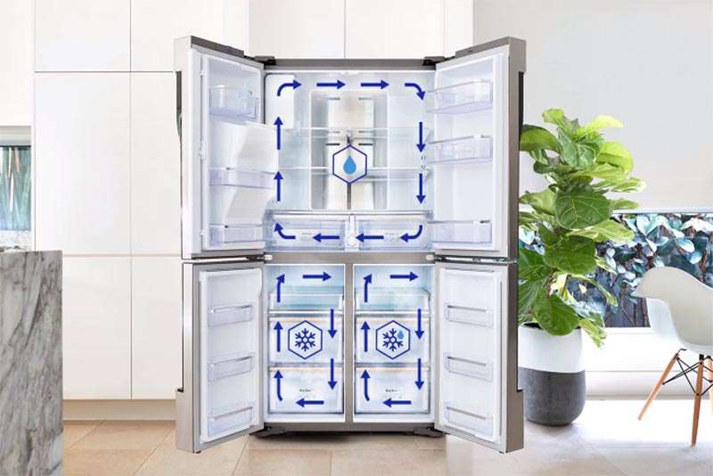 Tủ lạnh Samsung Multidoor 644L (RF56K9041SG/SV)
