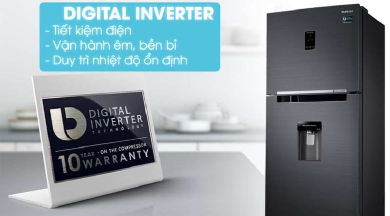 Tủ lạnh Samsung 360 lít - Tích hợp công nghệ Inverter hiện đại tiết kiệm điện tốt hơn