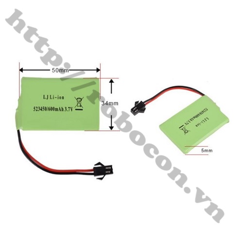 Pin LIPO Dung Lượng Cao 3.7V 1800mAh 903048 25C 