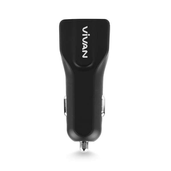 [HCM]Sạc Xe Hơi VIVAN CC02S 2 Cổng USB Hỗ Trợ Sạc nhanh 5V/3.1A - BẢO HÀNH 1 ĐỔI 1 CHÍNH HÃNG