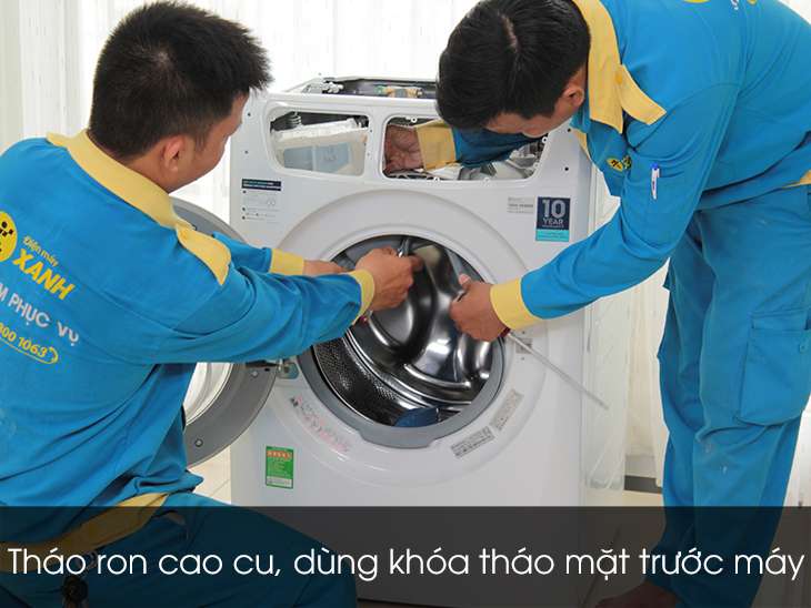 6 bước vệ sinh máy giặt cửa trước đơn giản ngay tại nhà