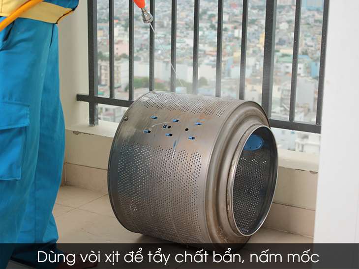 6 bước vệ sinh máy giặt cửa trước đơn giản ngay tại nhà