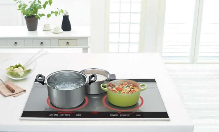 Vòng hiển thị mức nhiệt giúp người dùng nấu nướng thuận tiện hơn với bếp từ Panasonic
