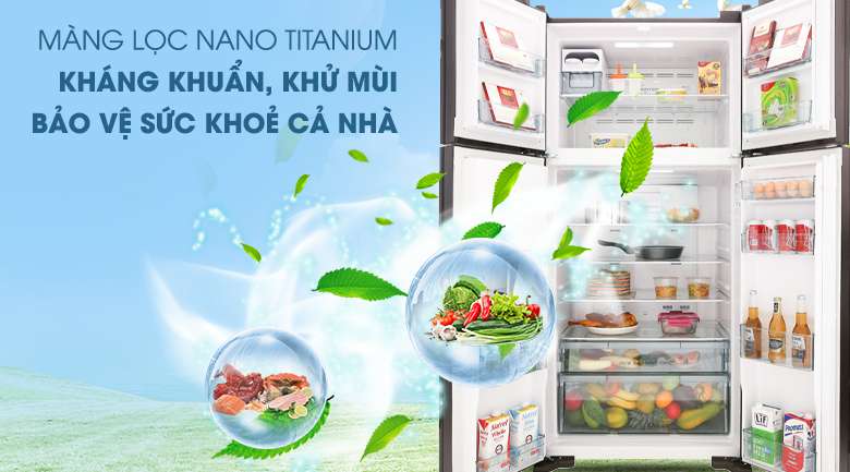 Mua Tủ Lạnh Hitachi Inverter 540 Lít R-FW690PGV7 (GBK) |Nguyễn Kim