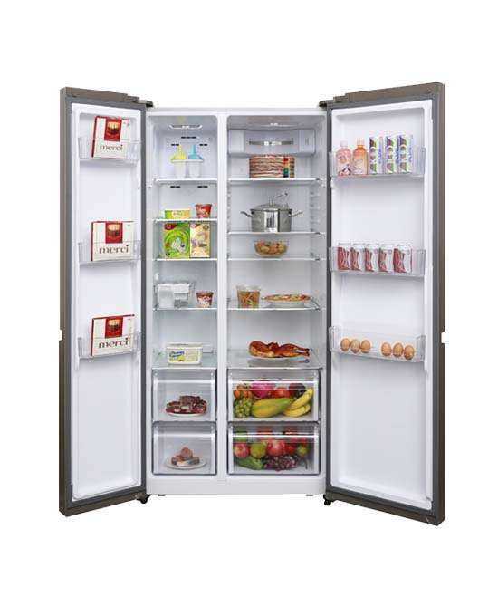 tủ lạnh side by side aqua 518 lít aqr-ig585as inverter