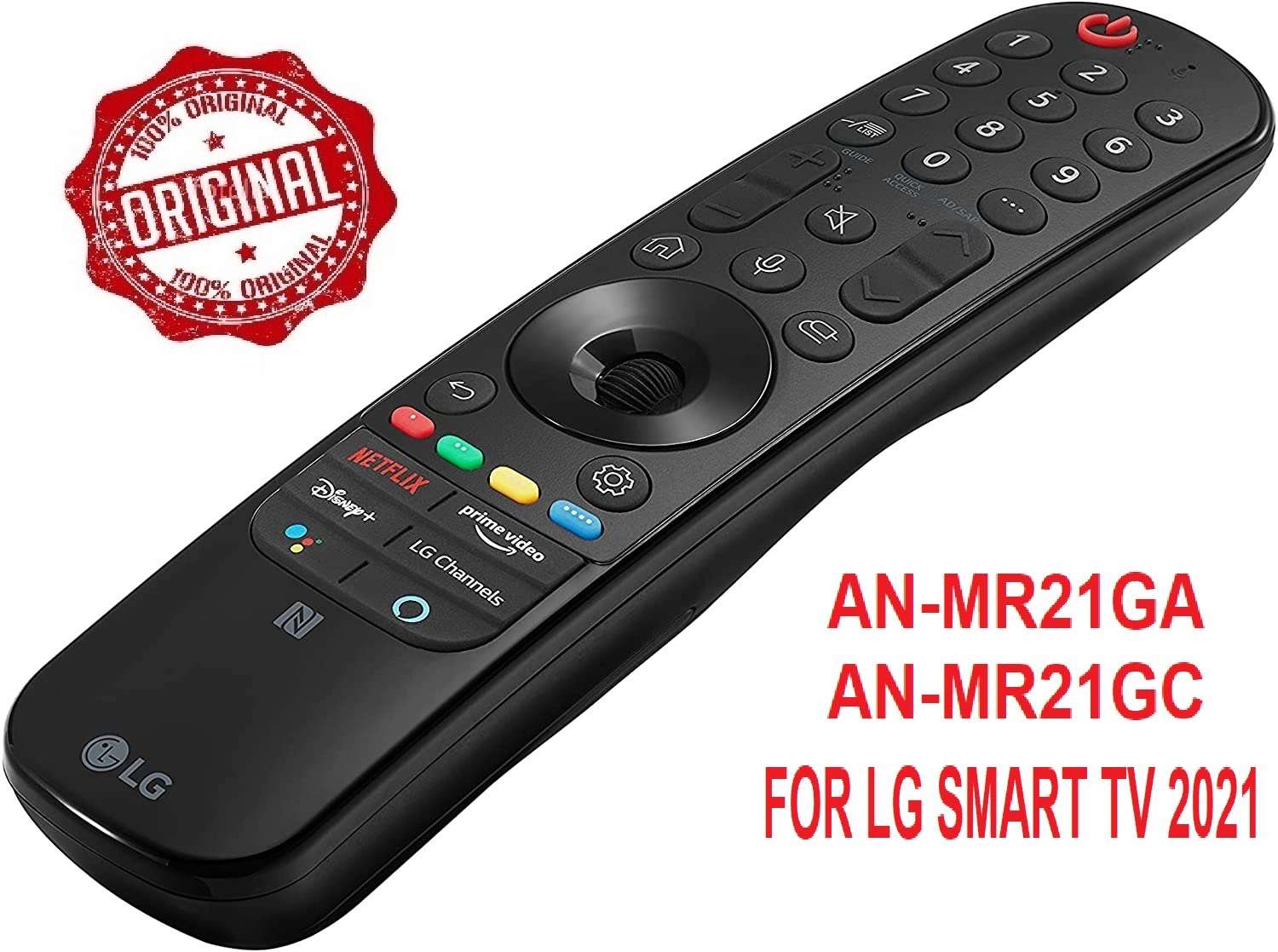 Điều khiển LG Magic Remote AN-MR21GA AN-MR21GC cho smart tivi LG 2021 ( Remote thông minh - Hàng hãng - Tặng pin)