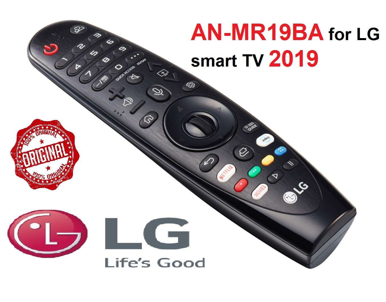 [HCM]Điều khiển LG Magic Remote AN-MR19BA cho smart tivi LG 2019 ( Remote thông minh - Hàng hãng - Tặng pin)