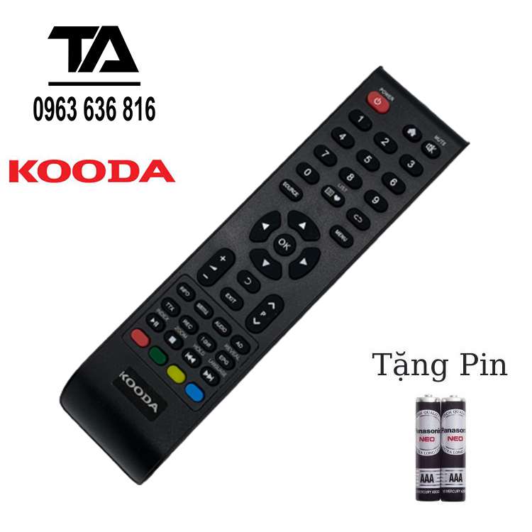 Remote Điều Khiển tivi KOODA - Hàng chính hãng mới 100%