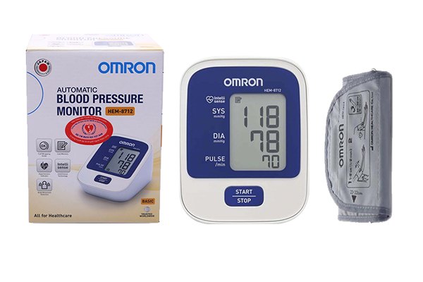 Máy đo huyết áp điện tử bắp tay Omron Hem-8712 thương hiệu Nhật Bản