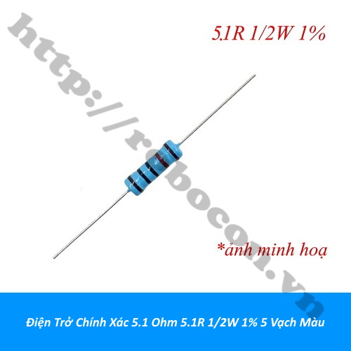 Điện Trở Chính Xác 330 Ohm 330R 2W 1% 5 Vạch Màu