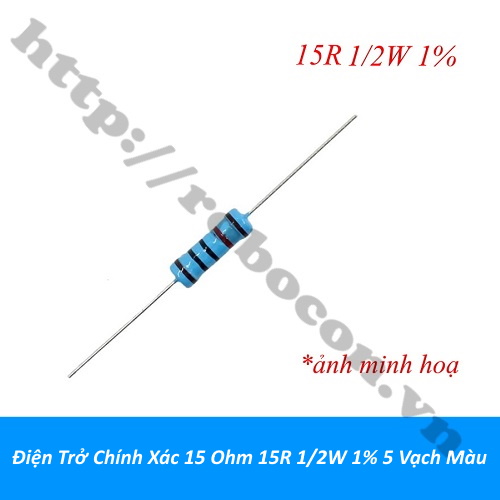 Điện Trở Chính Xác 330 Ohm 330R 2W 1% 5 Vạch Màu