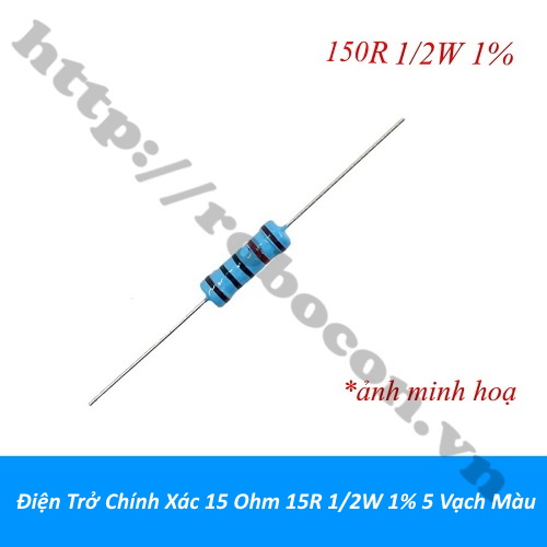 Điện Trở Chính Xác 330 Ohm 330R 2W 1% 5 Vạch Màu