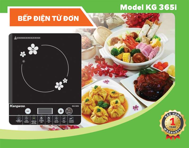 Bếp điện từ đơn Kagaroo model KG 365i 