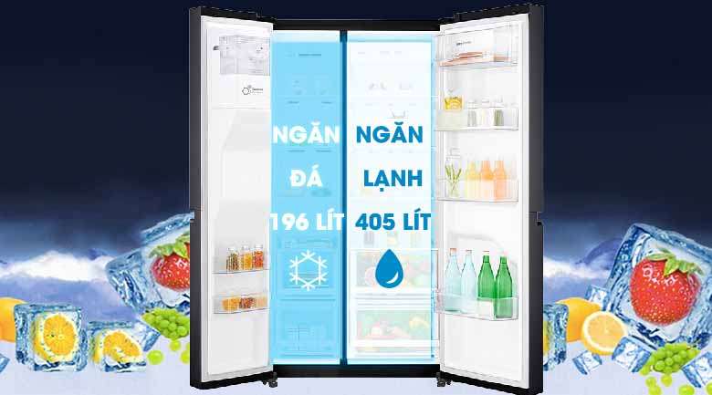 Tủ lạnh LG Inverter 601 Lít (GR-D247MC)