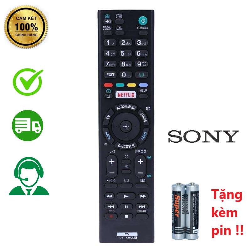 ( Hàng chính hãng ) Điều khiển tivi Sony smart RMT TX-200U